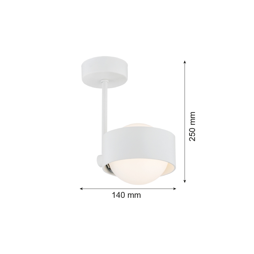 Argon 8058 - Chandelier on a pole MASSIMO PLUS 1xG9/6W/230V white