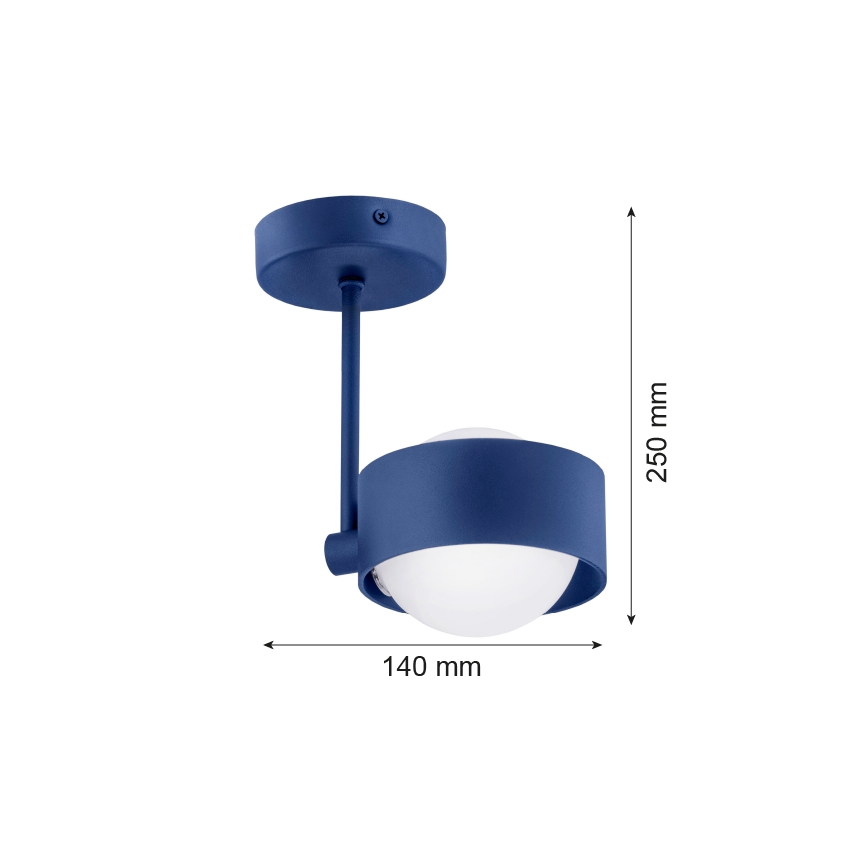 Argon 8062 - Chandelier on a pole MASSIMO PLUS 1xG9/6W/230V blue