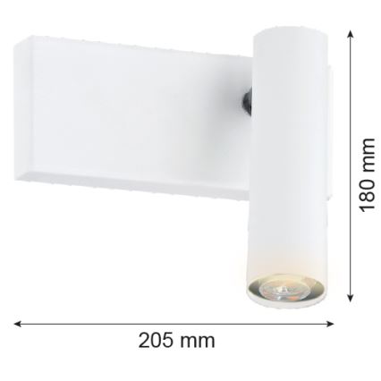 Argon 8064 - Wall spotlight ETNA 1xG9/6W/230V white