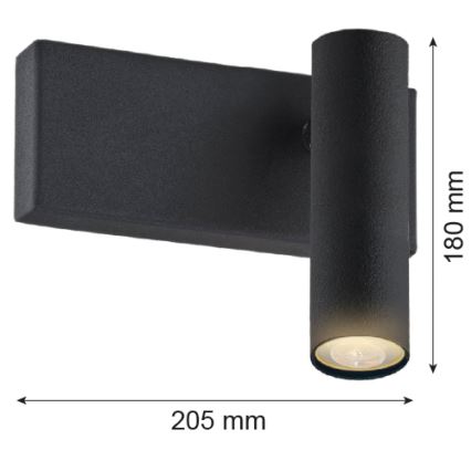 Argon 8065 - Wall spotlight ETNA 1xG9/6W/230V black