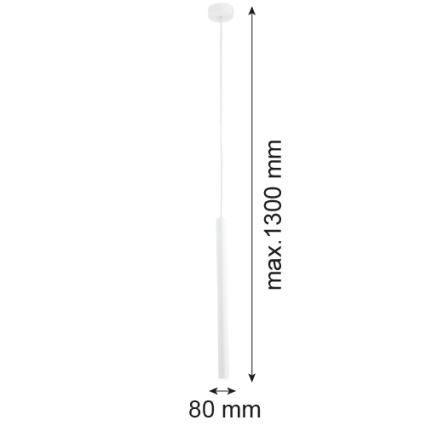 Argon 8066 - Chandelier on a string ETNA 1xG9/6W/230V white