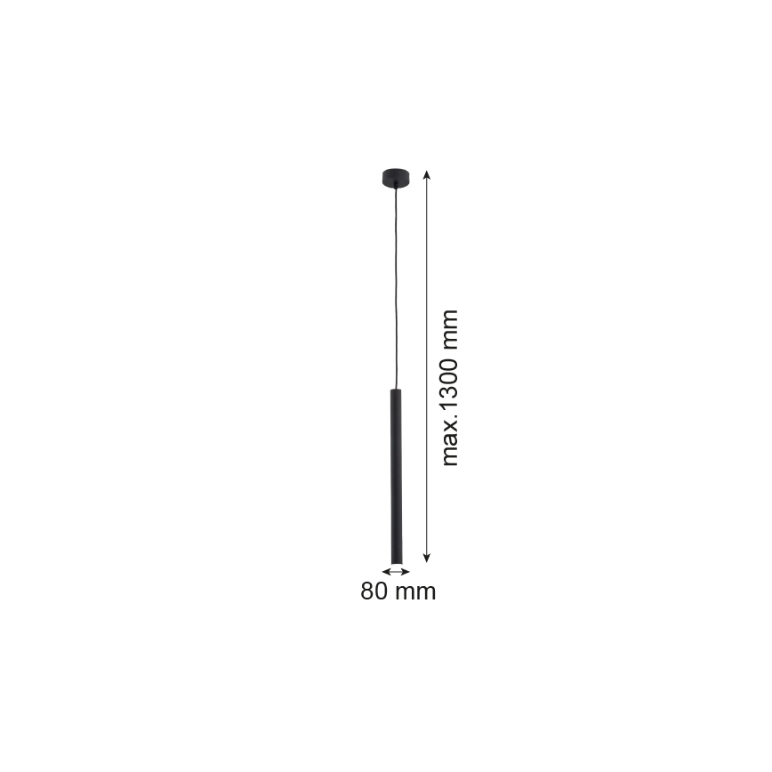 Argon 8067 - Chandelier on a string ETNA 1xG9/6W/230V black