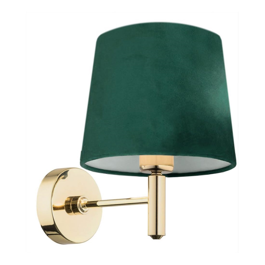 Argon 8105 - Wall lamp PONTE 1xE27/15W/230V green/brass