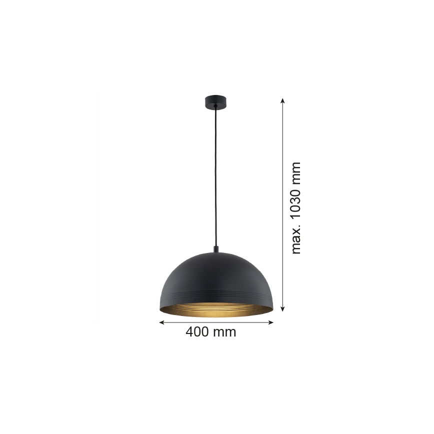 Argon 8242 - Chandelier on a string BONITA 1xE27/15W/230V black