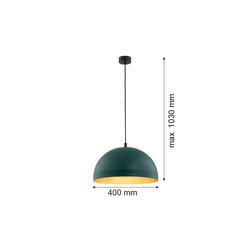 Argon 8243 - Chandelier on a string BONITA 1xE27/15W/230V green