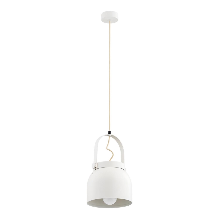 Argon 8280 - Chandelier on a string LOGAN 1xE27/15W/230V d. 20 cm white