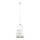 Argon 8280 - Chandelier on a string LOGAN 1xE27/15W/230V d. 20 cm white