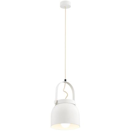 Argon 8280 - Chandelier on a string LOGAN 1xE27/15W/230V d. 20 cm white
