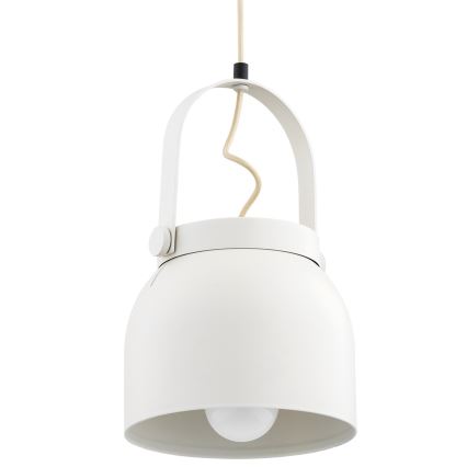 Argon 8280 - Chandelier on a string LOGAN 1xE27/15W/230V d. 20 cm white