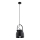 Argon 8281 - Chandelier on a string LOGAN 1xE27/15W/230V d. 20 cm black