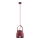 Argon 8282 - Chandelier on a string LOGAN 1xE27/15W/230V d. 20 cm red