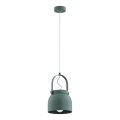 Argon 8283 - Chandelier on a string LOGAN 1xE27/15W/230V d. 20 cm green