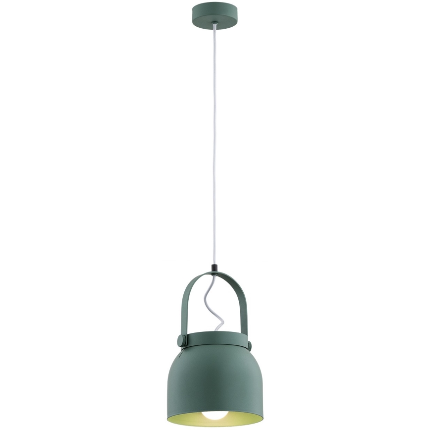 Argon 8283 - Chandelier on a string LOGAN 1xE27/15W/230V d. 20 cm green