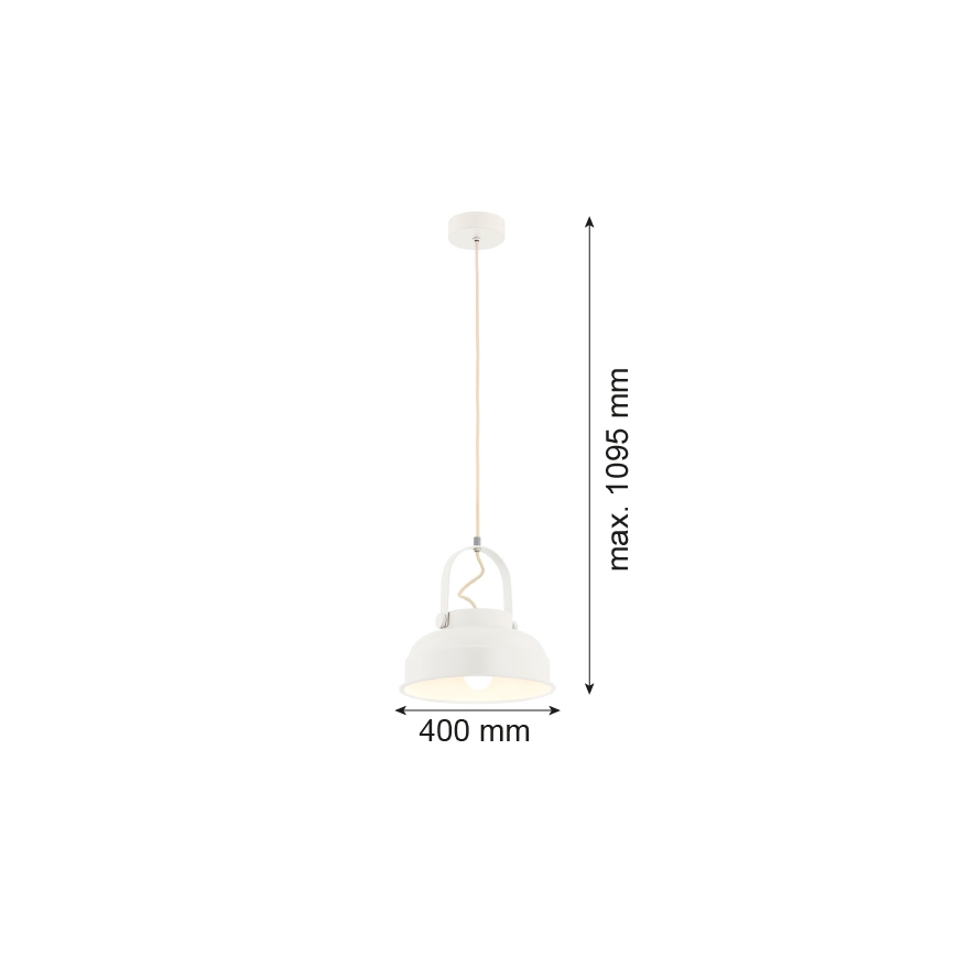 Argon 8284 - Chandelier on a string DAKOTA 1xE27/15W/230V white