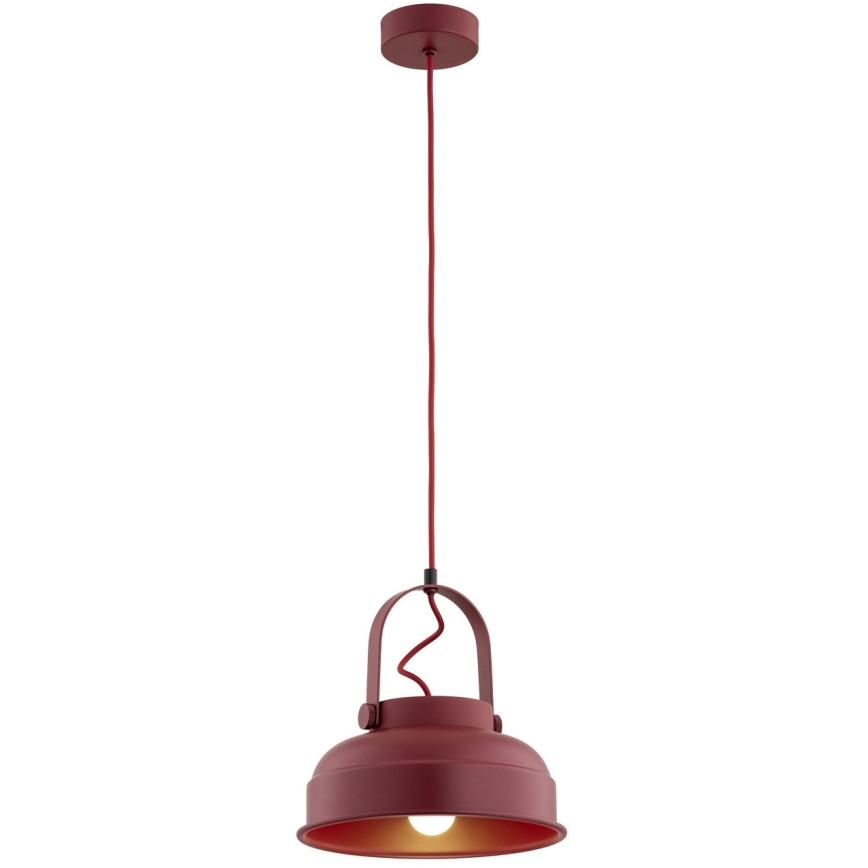 Argon 8286 - Chandelier on a string DAKOTA 1xE27/15W/230V red