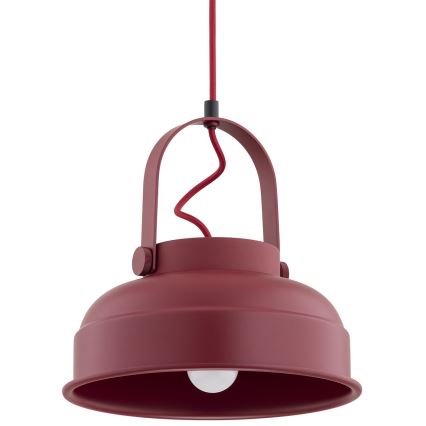 Argon 8286 - Chandelier on a string DAKOTA 1xE27/15W/230V red