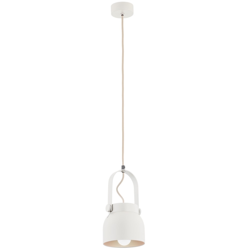 Argon 8290 - Chandelier on a string LOGAN 1xE27/15W/230V d. 14 cm white