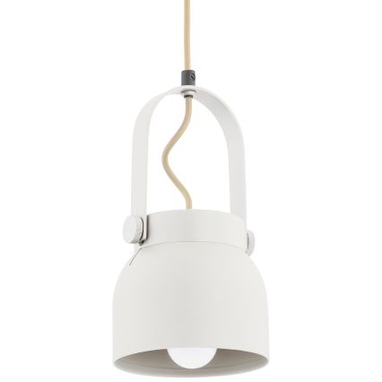 Argon 8290 - Chandelier on a string LOGAN 1xE27/15W/230V d. 14 cm white