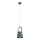 Argon 8293 - Chandelier on a string LOGAN 1xE27/15W/230V d. 14 cm green