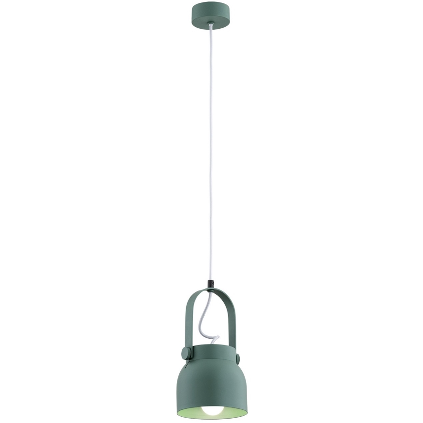 Argon 8293 - Chandelier on a string LOGAN 1xE27/15W/230V d. 14 cm green
