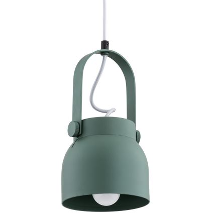 Argon 8293 - Chandelier on a string LOGAN 1xE27/15W/230V d. 14 cm green