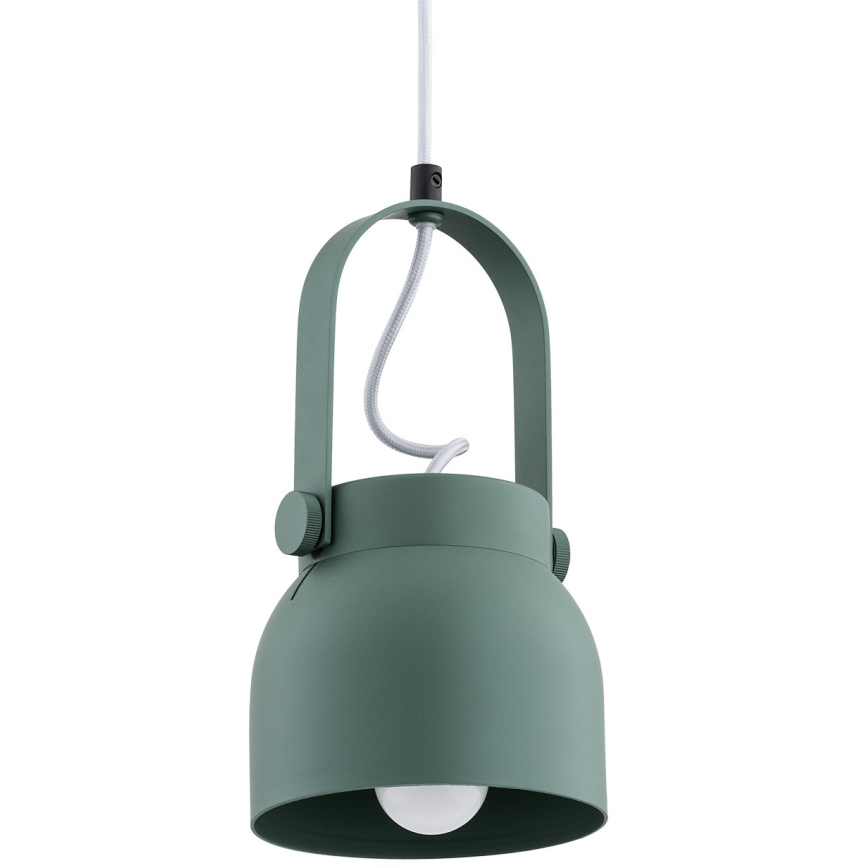 Argon 8293 - Chandelier on a string LOGAN 1xE27/15W/230V d. 14 cm green