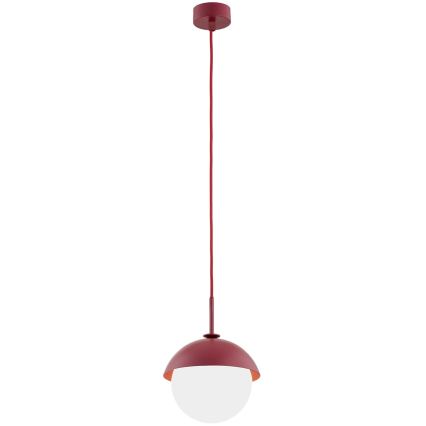 Argon 8296 - Chandelier on a string CAPPELLO 1xE27/15W/230V red