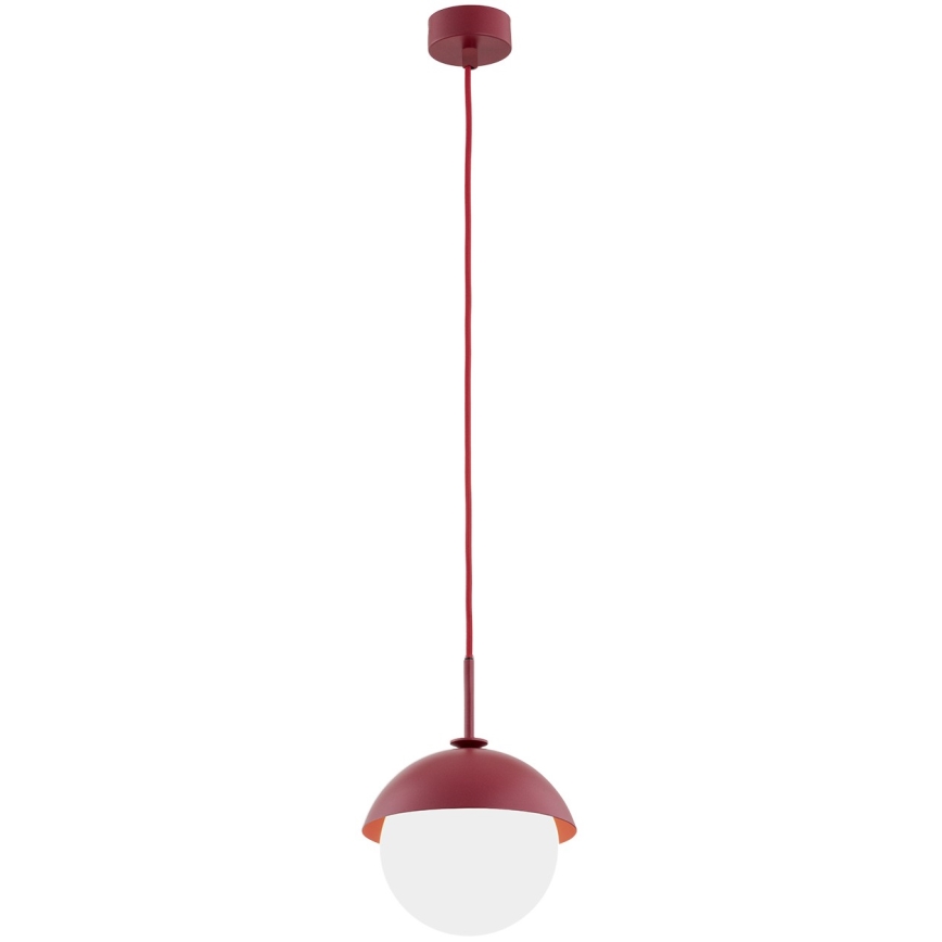 Argon 8296 - Chandelier on a string CAPPELLO 1xE27/15W/230V red