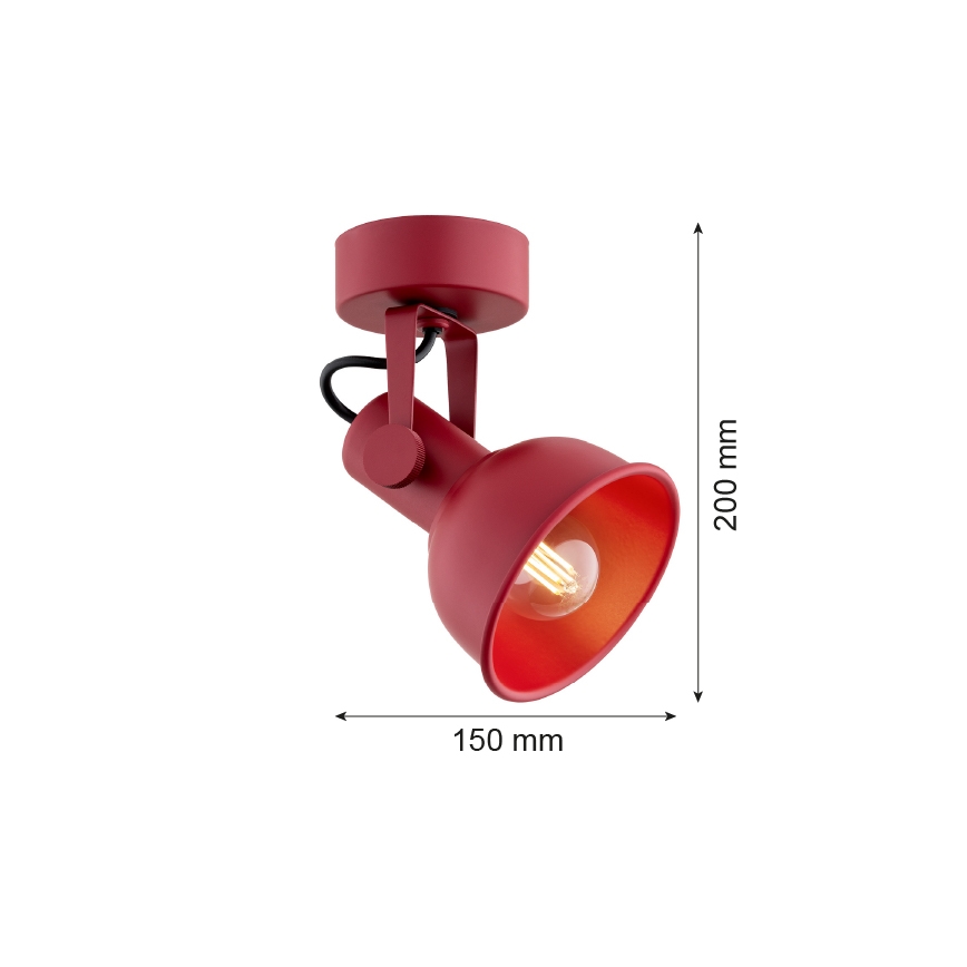 Argon 8298 - Spotlight LENORA 1xE14/7W/230V red
