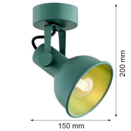 Argon 8299 - Spotlight LENORA 1xE14/7W/230V green