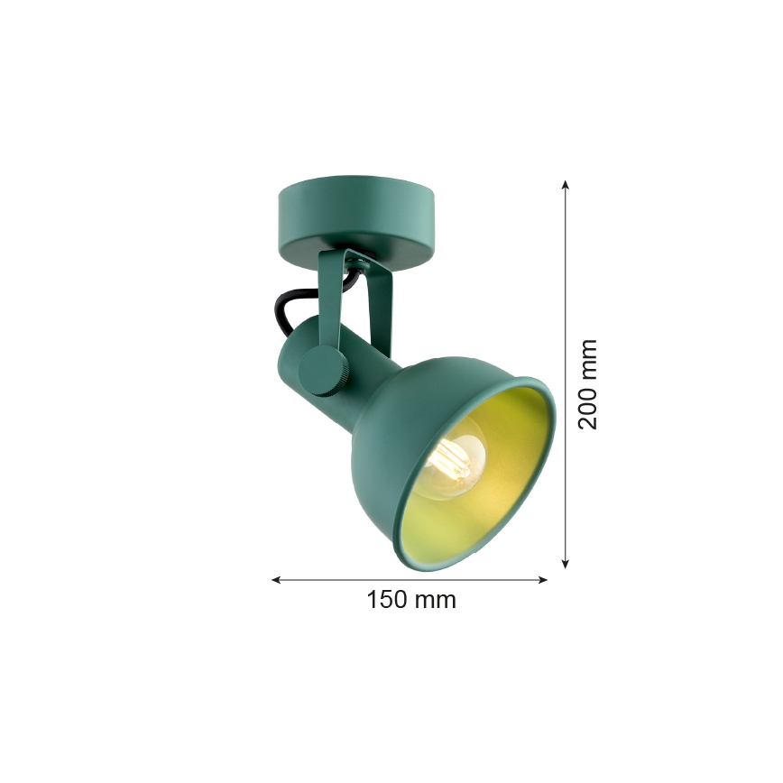 Argon 8299 - Spotlight LENORA 1xE14/7W/230V green