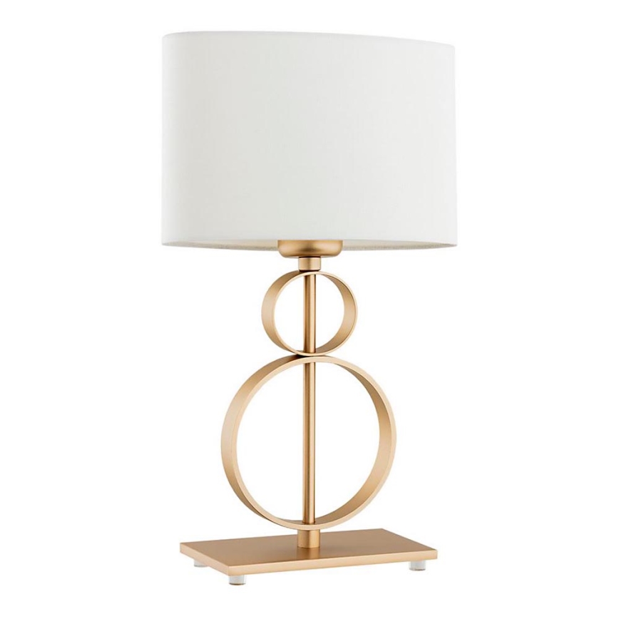 Argon 8310 - Table lamp PERSEO 1xE27/15W/230V 42 cm creamy/gold