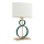 Argon 8317 - Table lamp PERSEO 1xE27/15W/230V 42 cm creamy/green