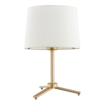 Argon 8318 - Table lamp CAVALINO 1xE27/15W/230V 39 cm creamy/gold