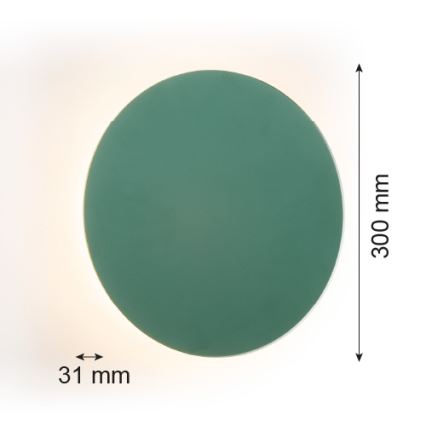 Argon 8325 - LED Wall light OREGON PLUS LED/6W/230V 3000K 30 cm green