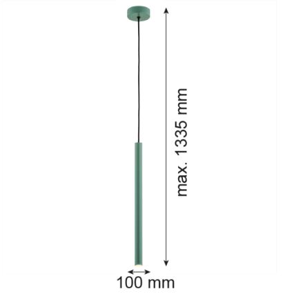 Argon 8333 - LED Chandelier on a string RIO LED/4,2W/230V 3000K green