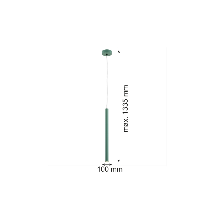 Argon 8333 - LED Chandelier on a string RIO LED/4,2W/230V 3000K green