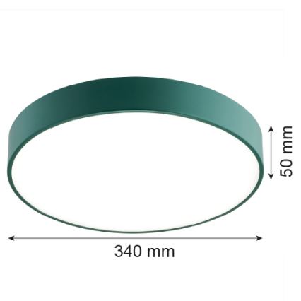 Argon 8335 - LED Ceiling light TIAMO LED/22W/230V 4000K green