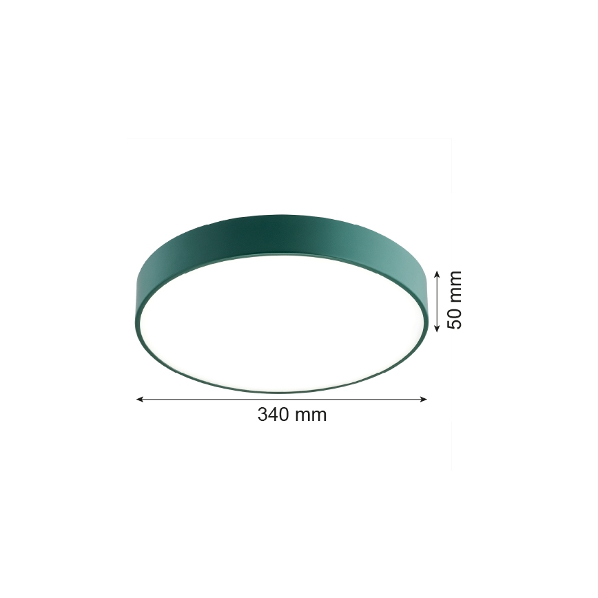 Argon 8335 - LED Ceiling light TIAMO LED/22W/230V 4000K green