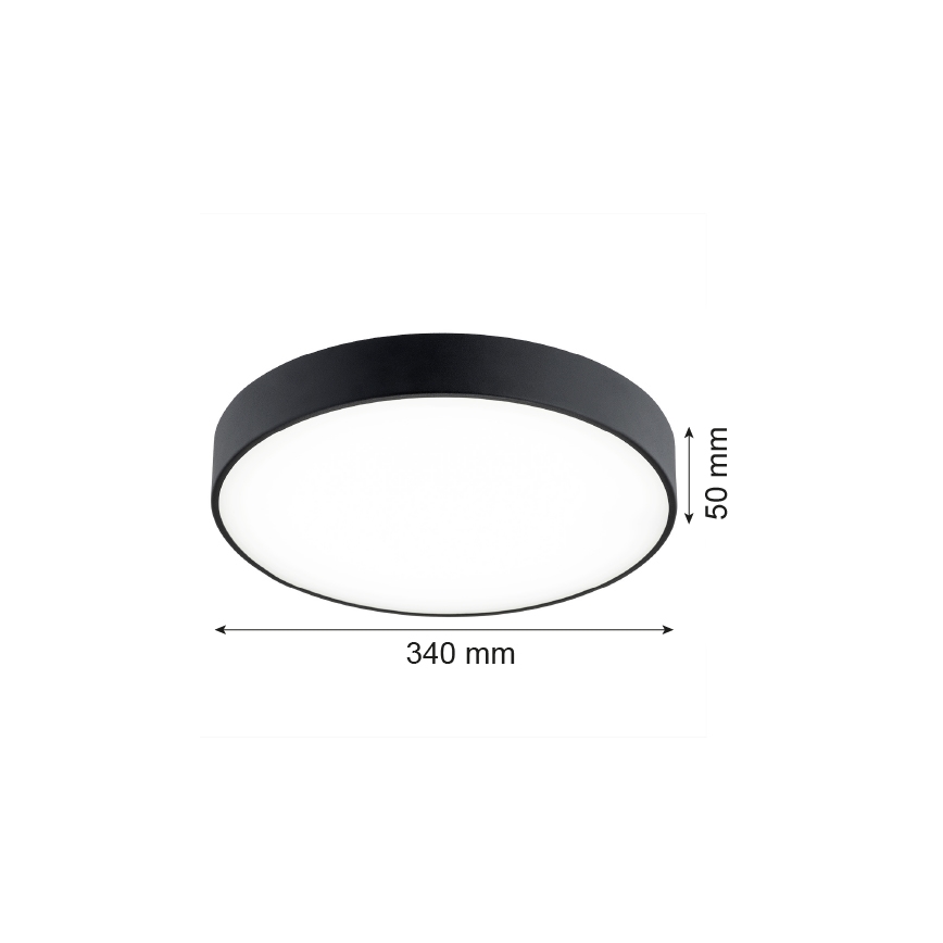 Argon 8348 - LED Ceiling light TIAMO LED/22W/230V 4000K black