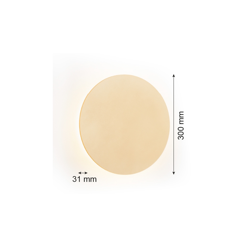 Argon 8352 - LED Wall light OREGON PLUS LED/6W/230V 3000K 30 cm gold