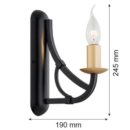 Argon 8355 - Wall light LORENZO 1xE14/7W/230V