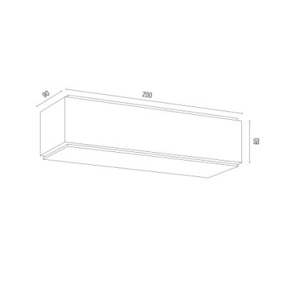 Argon 8365 - Wall light CARLSON 1xE27/15W/230V 20 cm black