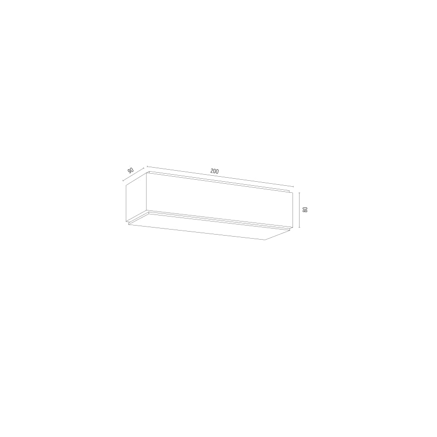 Argon 8365 - Wall light CARLSON 1xE27/15W/230V 20 cm black