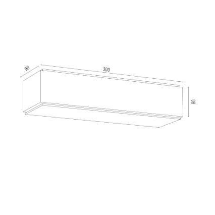 Argon 8366 - Wall light CARLSON 1xE27/15W/230V 30 cm black
