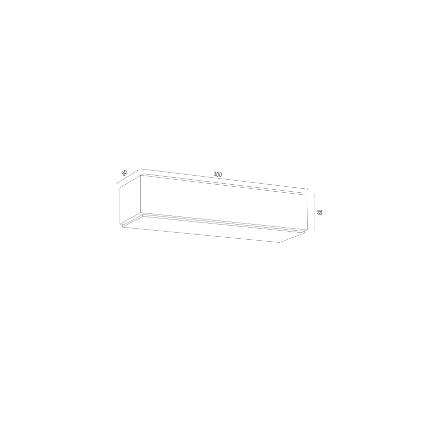 Argon 8366 - Wall light CARLSON 1xE27/15W/230V 30 cm black
