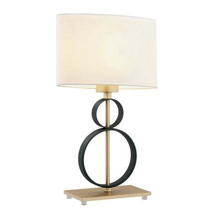 Argon 8373 - Table lamp PERSEO 1xE27/15W/230V 42 cm creamy/black