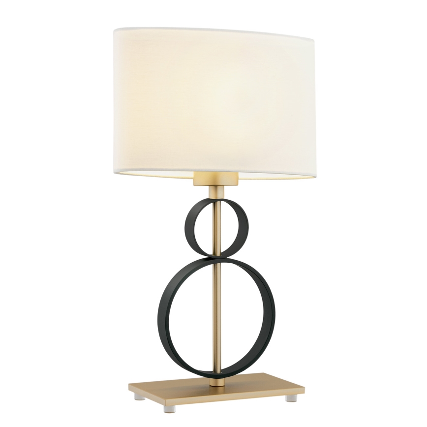Argon 8373 - Table lamp PERSEO 1xE27/15W/230V 42 cm creamy/black