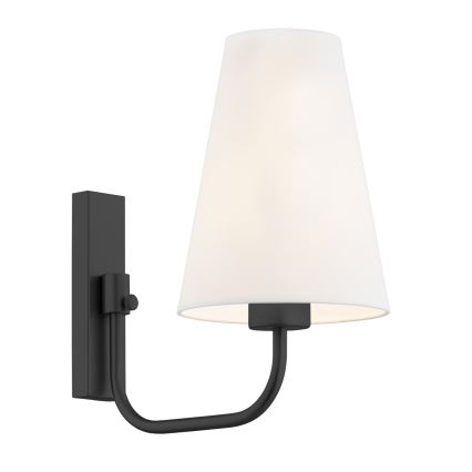 Argon 8376 - Wall lamp SAFIANO 1xE27/15W/230V black