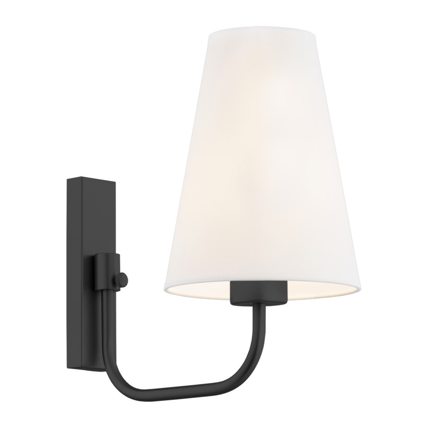 Argon 8376 - Wall lamp SAFIANO 1xE27/15W/230V black